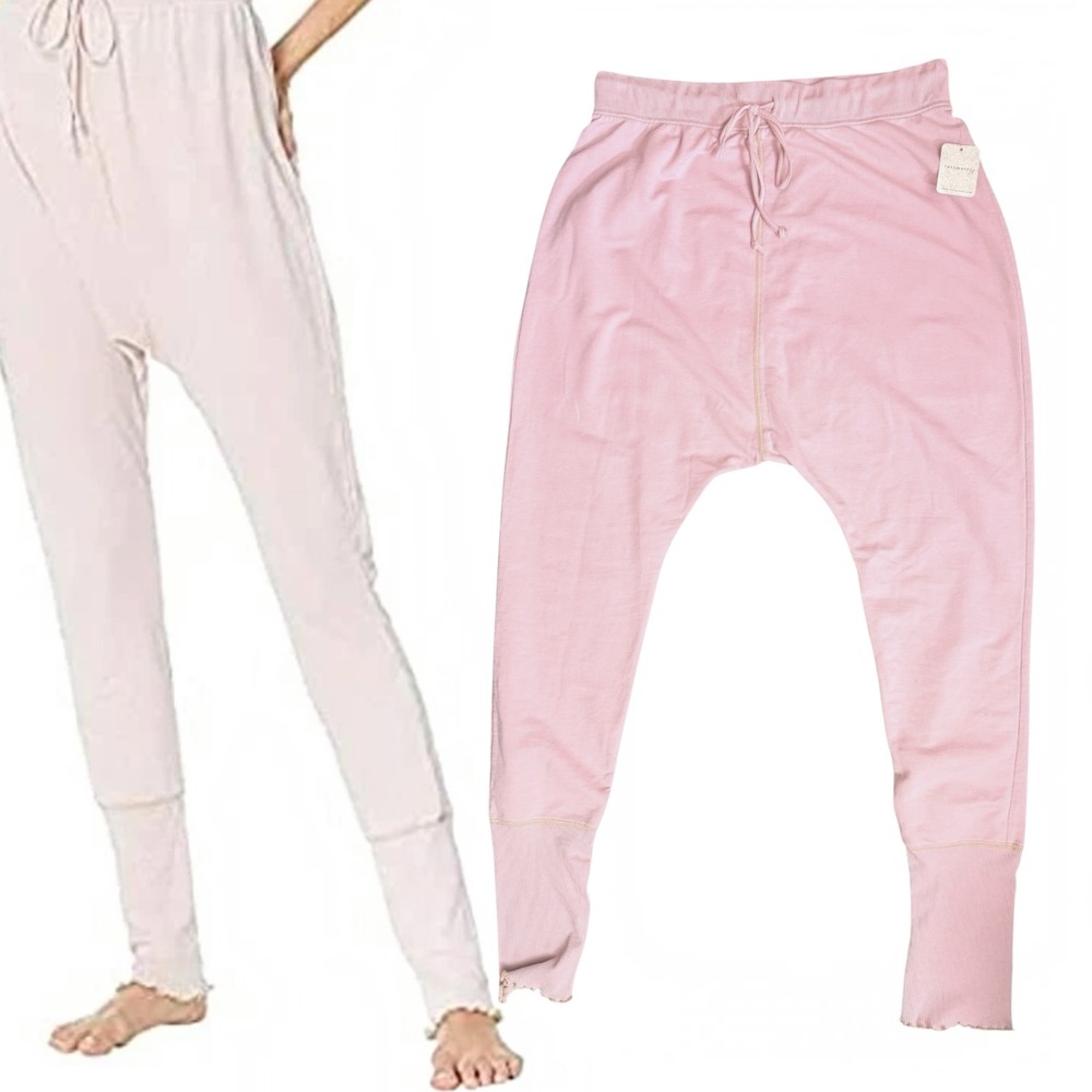Free People Harem Pants Daytime Fireworks Pink Medium